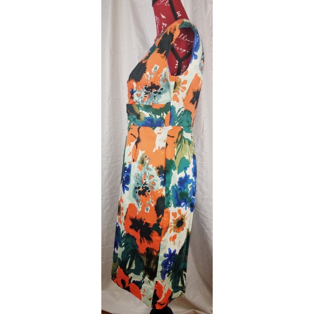 Donna Ricco NY for Macys Floral Dress sz 6 - Picture 4 of 8